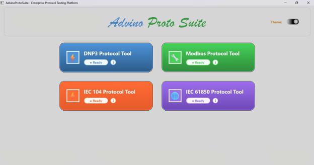 Modbus DNP3 IEC 104 IEC 61850 test tool software GUI